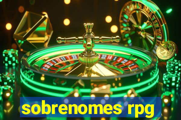 sobrenomes rpg